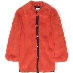 Cappotti arancioni di eco-pelliccia manica lunga per bambina Ermanno Scervino Ermanno di YOOX.com con spedizione gratuita 