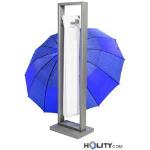 Porta ombrelli bianco con vaschetta scola pioggia moderno per entrata casa  negozio ufficio ingresso in metallo