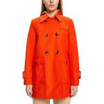 Cappotti corti rossi XL in misto cotone a righe sostenibili per Donna Esprit 