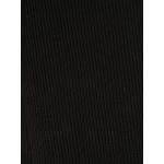 Sciarpe scontate nere in misto cotone a coste per Donna Tommy Hilfiger Essentials 
