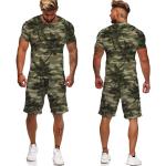 Vestiti ed accessori militari 3 XL taglie comode in poliestere mimetici lavabili in lavatrice per l'estate da caccia per Uomo 