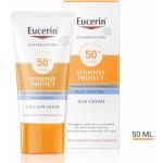 Creme solari colorate 50 ml scontate viso per pelle sensibile texture crema SPF 50 Eucerin 