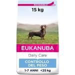 Eukanuba Daily Care Alimento Secco con Pollo Fresco per il Controllo del Peso nei Cani Adulti di Taglia Media (1-7 anni/ <25kg), 15 kg