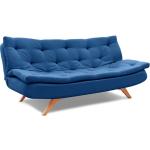 Divani letto futon moderni blu per 2 persone 