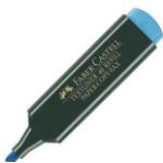 Evidenziatore Textliner 48 - punta di 3 differenti larghezze: 5,0- 3,0-1,0mm - azzurro - Faber Castell - conf. 10 pezzi Quantita min. 10