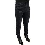 Pantaloni sartoriali casual neri M di cotone per Uomo 