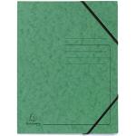 Cartelline verdi con cartoncino Exacompta 