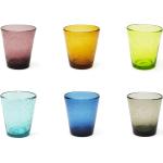 Servizi bicchieri multicolore di vetro Excelsa 