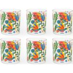 Excelsa set 6 bicchieri Mexican Flowers vetro 7,5x7,5x8,5 cm - multicoloured glass 67086