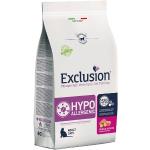 EXCLUSION CAT DIET HYPOALLERGENIC MAIALE & PATATE 1,5 KG.