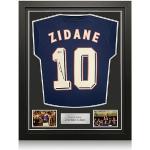 Maglie Totti blu Exclusive Memorabilia Zinedine Zidane 