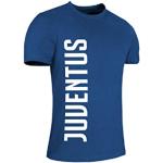 T-shirt manica corta blu 10 anni di cotone mezza manica per bambini Juventus 