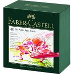 Penne scontate 48 pezzi a china Faber Castell PITT artist pen 