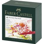 Penne scontate nere 48 pezzi a china Faber Castell PITT artist pen 