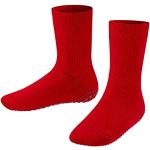 Calzini rossi di gomma tinta unita antiscivolo per bambini Falke 