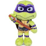 Famosa Softies - Peluche Donatello delle Tartarughe Ninja, personaggio del film caos mutante, misura 30 cm, con maschera viola e dettagli, da regalare a ragazzi e ragazze di qualsiasi età (760022775)