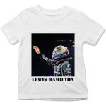 Vestiti ed accessori estivi bianchi M taglie comode di cotone lavabili in lavatrice per Uomo Generic Lewis Hamilton 