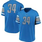 Fanatics NFL Detroit Lions - Maglietta a maniche corte Iconic Franchise in rete, Uomo, Colori della squadra Sky Blue, L
