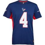 Fanatics NFL Houston Texans # 4 Watson - Maglietta da uomo, colore blu scuro/bianco, taglia M