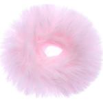 Pellicce rosa di eco-pelliccia con pon pon a tema coniglio per Donna 
