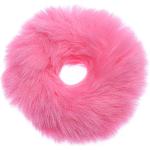Pellicce rosa chiaro di eco-pelliccia con pon pon a tema coniglio per Donna 