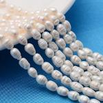 Perle naturali scontate bianche artigianali 