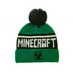Berretti verdi con pon pon per Donna Minecraft 