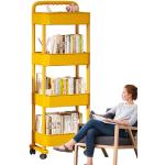 Librerie gialle con rotelle di design 
