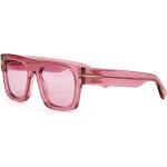 Occhiali da sole rosa in acetato Tom Ford 