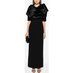 Mantelle nere S di eco-pelliccia per Donna Versace 