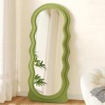 Specchi scontati verdi di legno di design 