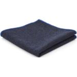 Fazzoletto da taschino di lana blu navy