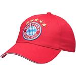 Cappellini rossi di cotone per Donna F.C. Bayern München Bayern Monaco 