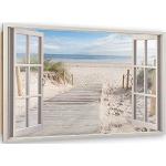 Poster beige a tema spiaggia Feeby Frames 