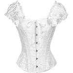 Costumi Cosplay gotici bianchi 6 XL taglie comode per Donna Feelingirl 