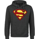Felpa con cappuccio di Superman - Logo - S a XL - Uomo - nero