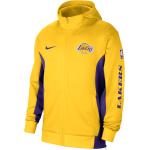 Felpe scontate gialle M con zip per Uomo Nike Dri-Fit Los Angeles Lakers 