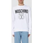 Felpe bianche XL con stampe per Uomo Moschino Couture! 