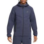Felpe blu navy S con zip per Uomo Nike Tech Fleece 