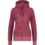 Felpa jogging di Alife and Kickin - YasminAK F polar fleece hooded sweat jacket - XS a XL - Donna - rosso