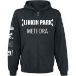 Felpe nere XL di cotone mezza manica da running per Uomo Linkin Park 