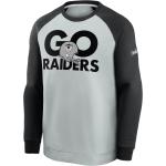 Felpa Nike Historic Raglan (NFL Raiders) - Uomo - Grigio