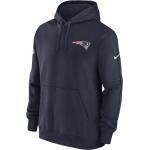 Felpa pullover con cappuccio New England Patriots Sideline Club Nike NFL – Uomo - Blu