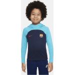 Felpa pullover da calcio con cappuccio Nike Dri-FIT FC Barcelona Academy Pro – Bambini - Blu