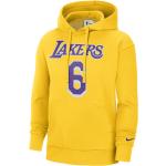 Felpa pullover in fleece con cappuccio Los Angeles Lakers Essential Nike NBA - Uomo - Giallo