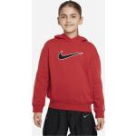 Pullover scontati casual rossi taglie comode per bambina Nike di Nike.com 