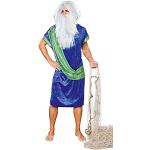 Festartikel Müller Costume da adulto Poseidon, taglia L, 119.505.02, blu/verde