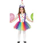 Cerchietti multicolore in poliestere di Carnevale per bambini Guirca 