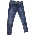Fifty Four Jeans Uomo Crank J30 R19 Blu Denim Stone Washed, 47, Blu