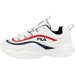 Sneakers larghezza E scontate bianche numero 41 in similpelle per Donna Fila 